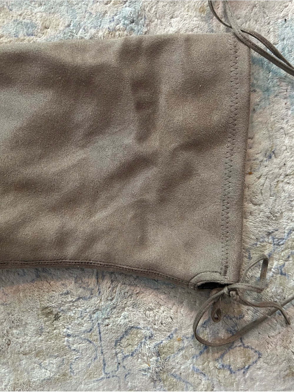 Steve Madden Gorgeous Taupe Suede Over-the-Knee Boots - Picture 3 of 10
